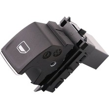 İTHAL Golf7 Passat Tiguan Tekli Cam Düğmesi 2013- (Kromlu) [5G0959855F]
