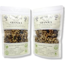 Guruyemiş Box Granola Kuru Meyveli ve Çekirdekli Vegan Şekersiz Protein ve Lif Kaynağı 2 x 100 gr Kahvaltılık Gevrek Seti Sağlıklı Kahvaltı Beslenme Yüksek Lif Protein Kaynağı Vegan Şekersiz