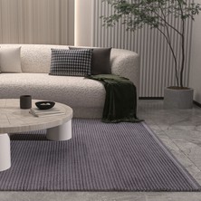 Cool Halı Vetrina 3604 Antrasit Yumuşak Doku Halı Kilim Salon Mutfak Koridor Kesme Yolluk Dokuma Makine Halısı