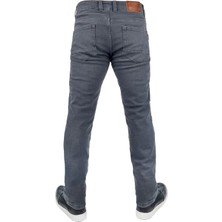 The Biker Jeans City PRO103 Grey Korumalı Motosiklet Kot Pantolonu Erkek