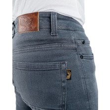 The Biker Jeans City PRO103 Grey Korumalı Motosiklet Kot Pantolonu Erkek