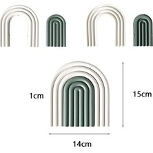 Dunk Adet Silikon Çıkarılabilir Gökkuşağı Bardak Yalıtım Pedleri Fincan Mat Kaymaz Placemat Ev Dekor Mutfak Aksesuarları Için Pot Plaka | Paspaslar ve Pedler (Yeşil) (Yurt Dışından)