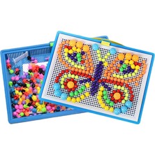 Belovee Mantar Tırnak Kurulu Montessori Books Için Moard Game Baby Children Doğum Günü Hediyesi 620 Pegs (Yurt Dışından)