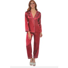 Pierre Cardin 1200 Saten Pijama Takımı