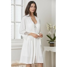 Pierre Cardin P5040 Bayan Saten Gecelik Sabahlık