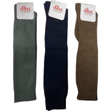 Diba 287 Diz Altı Bayan Yün Çorap