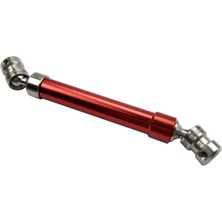 Flower World 112-125MM Tahrik Mil Metal Rc Prıger SCX10 CC01 D90 D110 Kırmızı (Yurt Dışından)