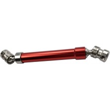 Flower World 112-125MM Tahrik Mil Metal Rc Prıger SCX10 CC01 D90 D110 Kırmızı (Yurt Dışından)