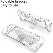 Atng Oyun Konsolu Kılıfı Şeffaf Katlanır Kickstand Oyun Denetleyicisi Kapak Koruyucu (Yurt Dışından)