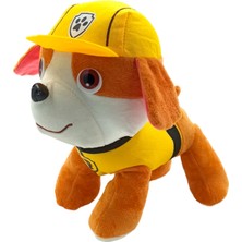 PopŞeker Peluş Rubble Paw Patrol Karakterlerinden Oyuncak Peluş Rubble 25CM.