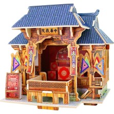 Belovee Dıy Ahşap Rengi Dollhouse Mobilya Kitleri Çin Tiyatrosu Noel Doğum Günü Hediyesi (Yurt Dışından)