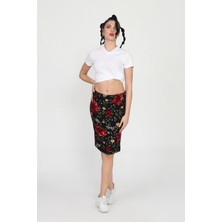 Ceylen Desenli Kalem Etek