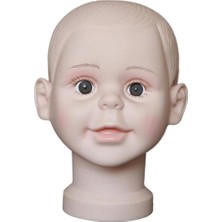 Tand Ekran S Için Pvc Childing Mannquin Manikin Head Modeli