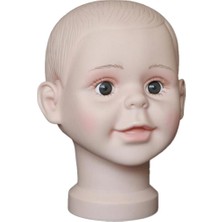 Tand Ekran S Için Pvc Childing Mannquin Manikin Head Modeli