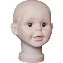 Tand Ekran S Için Pvc Childing Mannquin Manikin Head Modeli
