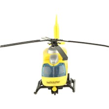 Belovee Diecast Police Helikopter Modeli (1/43 Ölçek) Çocuklar Için Oyuncak Geri Çekin Boys Sarı (Yurt Dışından)