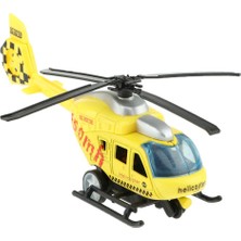 Belovee Diecast Police Helikopter Modeli (1/43 Ölçek) Çocuklar Için Oyuncak Geri Çekin Boys Sarı (Yurt Dışından)