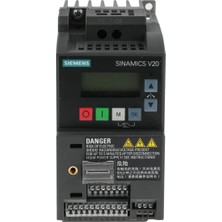 SIEMENS SINAMICS V20 0,75 KW MONOFAZE INVERTER (6SL3210-5BB17-5UV1)