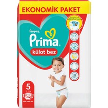 Prima Bebek Bezi Külot Bez 5 Numara 42 Adet Ekonomik Paket