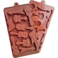 Tinky Winky Silikon Gitar Çikolata Kalıbı 10'lu