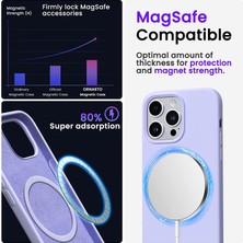 MTK Moveteck iPhone 11 Pro Max Kılıf Magsafe Wireless Şarj Özellikli Sıvı Jel Lansman Renkli Silikon