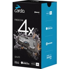 Cardo Freecom 4x Bluetooth ve Intercom (Ikili Paket)