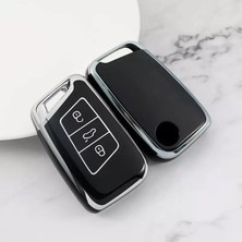 Volkswagen Passat B8 Arteon Skoda Super B Tpu Anahtar Kılıf (Sustasız Anahtar Içindir)