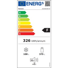 Siemens IQ300 KG55NVWF1N 186X70 cm Beyaz Alttan Donduruculu Buzdolabı