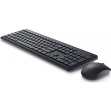 Dell Wireless, KM3322W-R-TUR, Siyah, Kablosuz, Türkçe Q, Multimedya, Klavye +Mouse Set