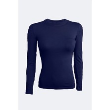 Malabadi 182 Kadın Modal Usa ( Bisiklet ) Yaka Uzun Kol Body