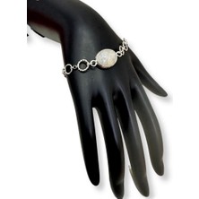 Ayla Gallery Jewelry  Taşı Gümüş Aytaşı Doğaltaş Bileklik