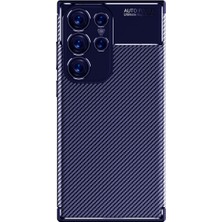 Ankacep Samsung Galaxy S23 Ultra Kılıf Negro Karbon Görünümlü Silikon Kapak