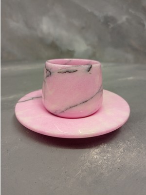 X Mermer Renkli Mermer Fincan