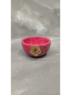 X Mermer Mermer Kase- Çiçek Aksesuarlı