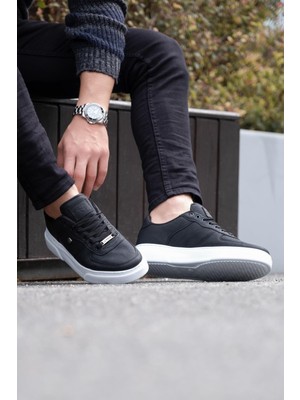 L.A Polo 063 Erkek Spor Ayakkabı Suni Deri Düz Taban Günlük Kullanım İçin Bağcıklı