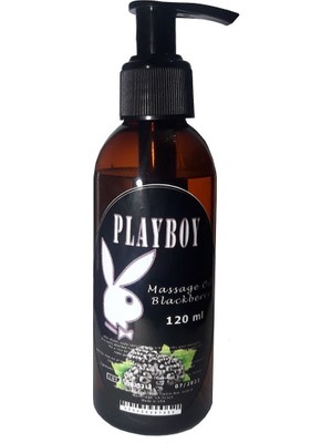 Playboy Masaj Yağı Böğürtlen Aromalı Aromaterapi 120ML / Playboy Blackberry Aromatherapy Massage Oil 120ML
