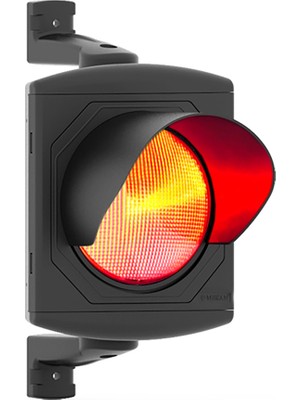 Mesan Ø200 Tekli Power LED Trafik Lamba Ms 8032 Kırmızı 12-24VDC