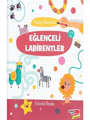 Köksal Eğlenceli Labirentler yaz sil Dikkat Atölyesi Yayınları