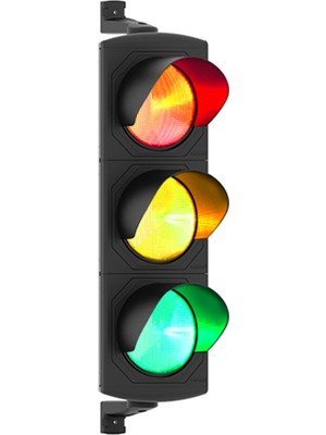 Mesan Ø200 Üçlü Power LED Trafik Lamba Ms 8047 110-220VAC