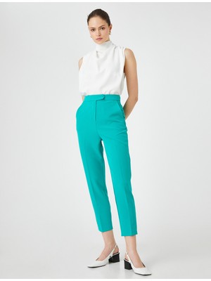 Koton Basic Cigarette Kumaş Pantolon Cepli