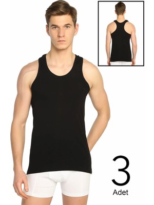 Tutku Erkek Ribana Sporcu Atlet 3 Lü Paket Esnek Kumaş ve Nefes Alabilir Özellikler