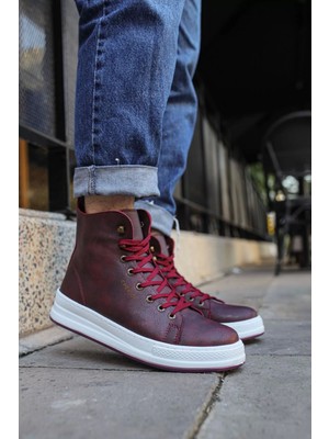 Shoecide CH055 Cbt Between Erkek Bot Bordo