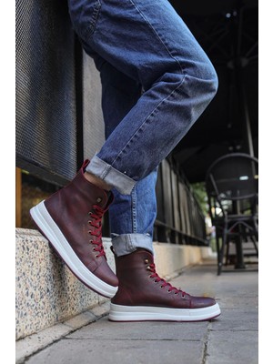 Shoecide CH055 Cbt Between Erkek Bot Bordo