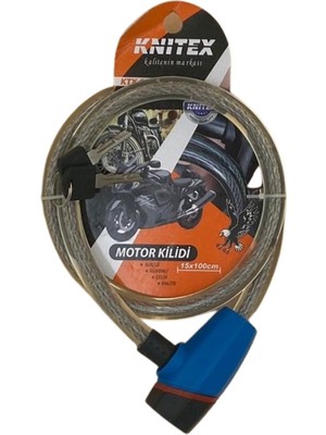 Knitex KTX-1029 Motor Kilidi Şeffaf 15MMX100CM - Mavi-86