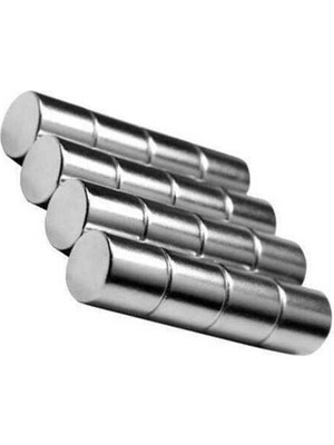 Dünya Magnet 1 Adet 10X10 Güçlü Silindir Neodyum Mıknatıs Magnet