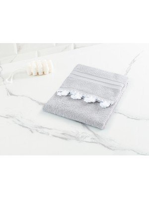 Madame Coco Ruth Kroşeli Yüz Havlusu