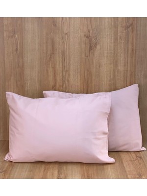 Elif Tekstil Pudra Ipek 2'li Yastık Kılıfı Seti