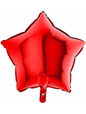 Bal10 Dünyası Sevgililer Günü Kırmızı Folyo Yıldız Balon 45 cm 1 Adet