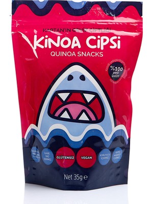 Kaptan'ın Ceviz Çiftliği Kinoa Cipsi Glütensiz ve Vegan Sağlıklı Atıştırmalık