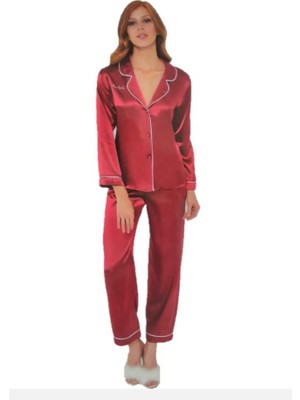 Pierre Cardin 1200 Saten Pijama Takımı